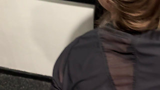 Quick Sneaky Gym Fuck! BBC Works Out Slutty MILF