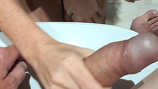 I Tease Daddy Then End up Sucking His Dick on the Toilet