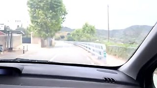 Homemade Brunette Amateur Sucks Massive Cock Outdoor in the Woods