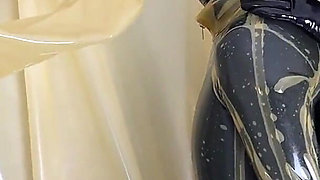 Long Latex Air Control & Edging Session with Mistressae & Miss Lilly