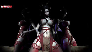 Curvy Queen: Virtual Goddess Glow Beyond - 3D Animation Hentai