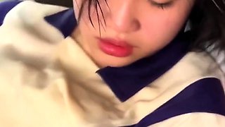 Cute Japanese teen blowjob