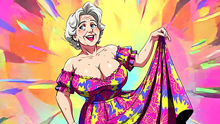 Big Boob Grans Dancing Animation