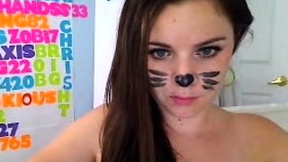 Cute blonde amateur webcam teen masturbating