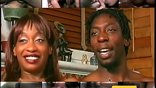 Vintage black couple big pussy fucking