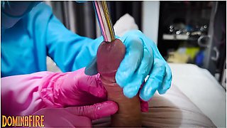 Mummified Slave Gets Cbt Sounding Treatment By 2 Asian Dominatrix