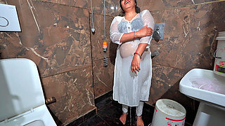 Jija Sali Bath Fuck- Desi Indian Sister-in-law Seduced and Fucked by Jija Ji, When She Taking Shower.