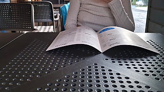 Flashing of Tits in a Restaurant