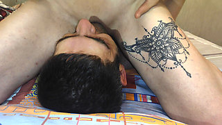 MY WIFE SITS ON HER FACE AND PEES IN MY MOUTH!! SQUIRT IN THE MOUTH! TYACHET!