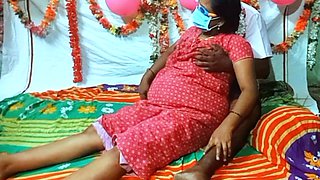 Tamil Aunty Birthday Enjoying Sex