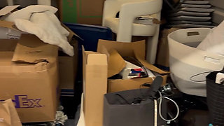 Public MMF Threesome in auctioned off storage unit
