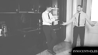 Horny Rich Bitch Eden Ivy DP’d by Her Stud Body Guards