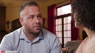 Classy Chad White and Dani Diaz's college girl clip