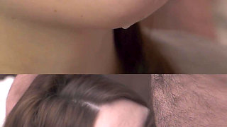 Sh Blowjob, Super Close-up, Cum in Mouth