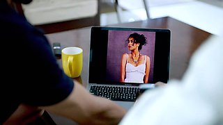 Indian pair celebrating their anniversary inside bedroom