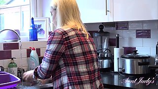 Auntie Olga Seduction & Jerk Off Instruction