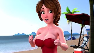 Cartoon Aunt Cass The Beach Episode (Redmoa) WEBDL