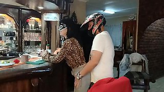 Petite Girl Sparowdox Keeps Motocross Guy Happy with Tight Pussy Anal Fucking
