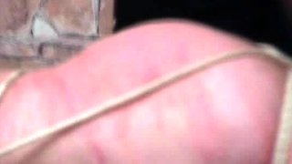 Naughty Brunette Amateur in Threesome