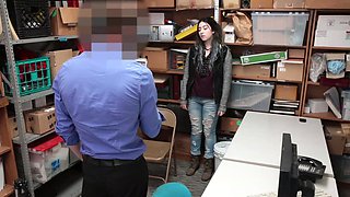 Inked vixen Amilia seduces Ryan in the office; juicy handjobs and luscious naturals
