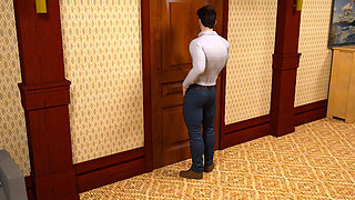 Nursing back to pleasure: married wife is having erotic massage from another guy in her husband's bed ep 6