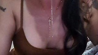 Great Big Boobs On Masturbating Redhead