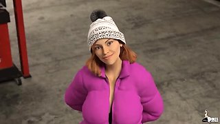 Curvy Wife Cheats on Christmas Day with Big Black Cock - Hot MILF Blowjob & Hardcore Sex