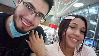 18 year old brunette big saggy tits from New York United States fucking her stepbrother's big dickfddh