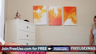 Freeuse Family: Man of the House Uses Stepmom and Teen's Holes Anytime He Wants - Angel Youngs