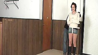 Gidgette in handcuffs, and eventually a straitjacket