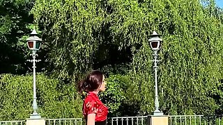 LadyPerse - Latex And Kimono In Public
