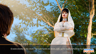Sisters in Sin Gameplay Part 11 - Rebecca Confronts Lust in the Garden