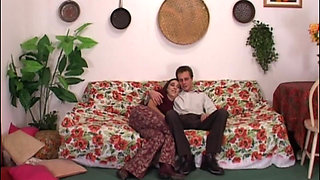 Italian Couple at the Casting in the Mountain House